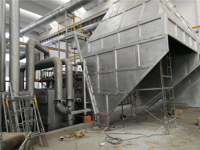 熔鋁爐施工現場